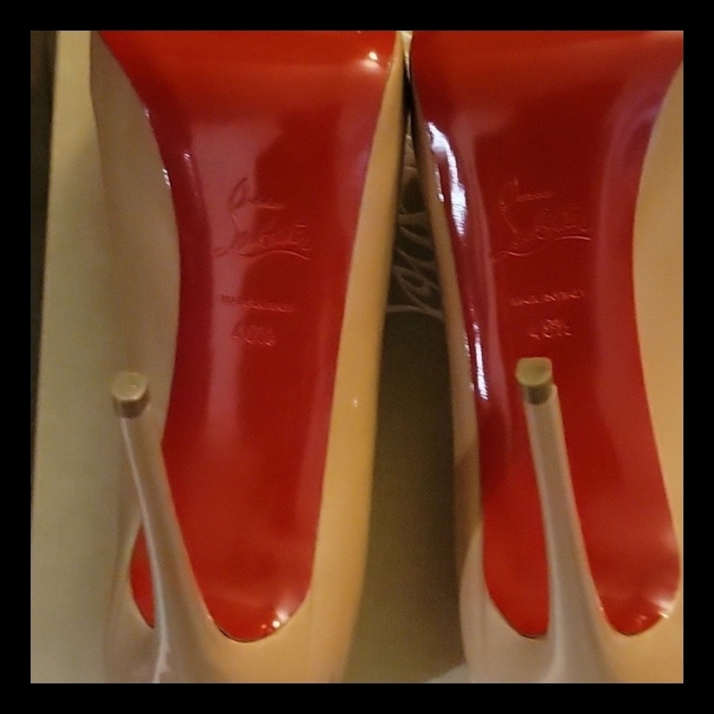 AUTHENTIC Christian Louboutin Hot Chick Alta 40.5w - Picture 7 of 10